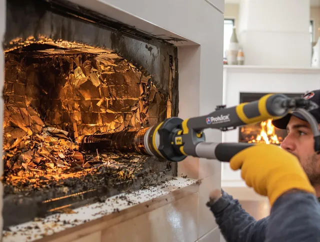 Professional chimney cleaning by West Whittier-Los Nietos Chimney Sweep in West Whittier-Los Nietos, CA