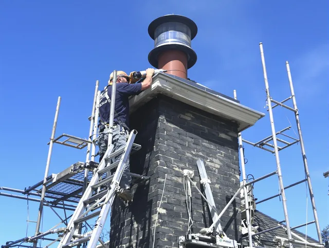 Sturdy chimney crown finished by West Whittier-Los Nietos Chimney Sweep in West Whittier-Los Nietos, CA