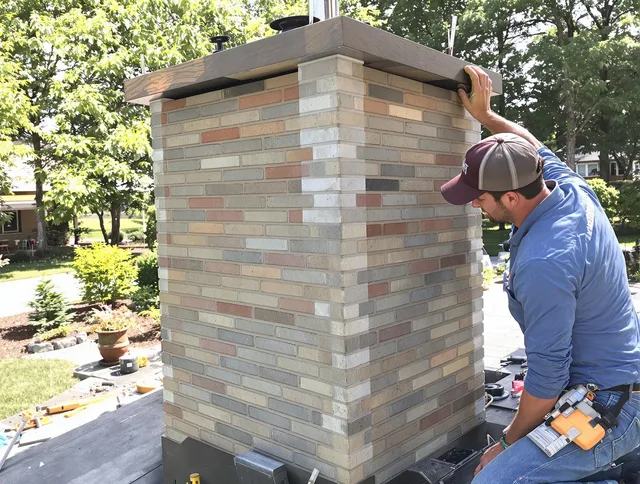 West Whittier-Los Nietos Chimney Sweep completing a modern chimney remodel in West Whittier-Los Nietos, CA