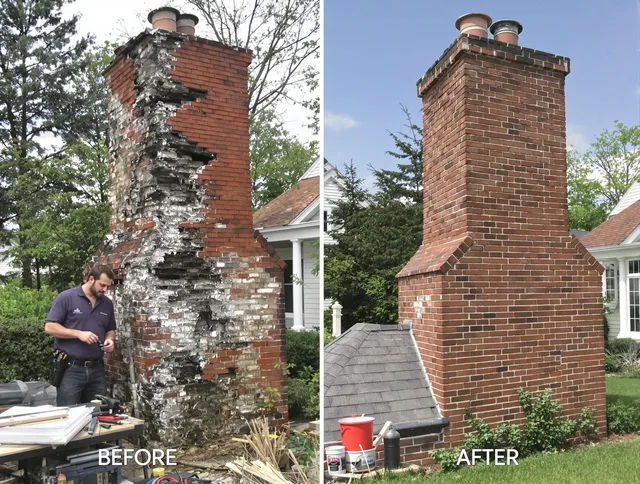 West Whittier-Los Nietos Chimney Sweep performing a full chimney restoration in West Whittier-Los Nietos, CA