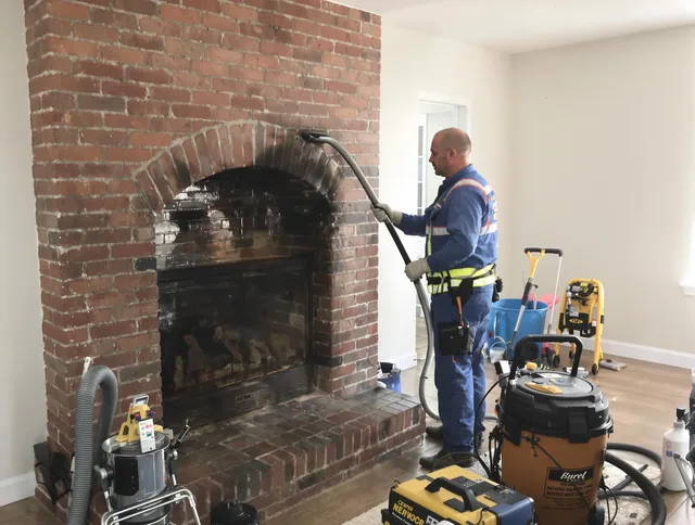 West Whittier-Los Nietos Chimney Sweep expert performing detailed chimney sweep in West Whittier-Los Nietos, CA