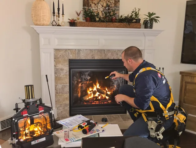 Safety-focused fireplace inspection by West Whittier-Los Nietos Chimney Sweep in West Whittier-Los Nietos, CA