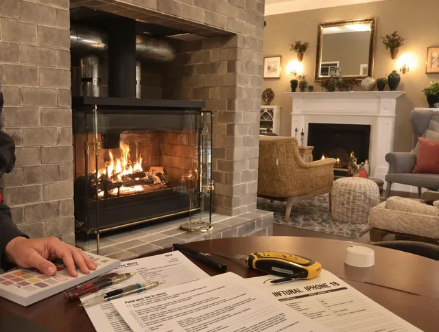 West Whittier-Los Nietos Chimney Sweep verifying fireplace safety measures in West Whittier-Los Nietos, CA